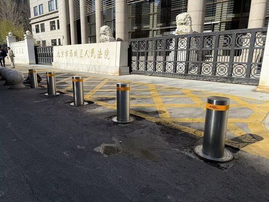 High Corrosion Resistance Manual Bollards 3mm Wall Thickness and Customizable for Made-to-Order Security Solutions