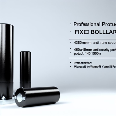350mm Fixed Bollards 460x1150mm Anti-Ram Security Post
