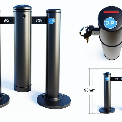 Key-Operated Retractable Bollard 900mm Height for Secure Access