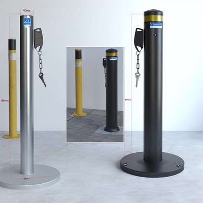 Key-Operated Retractable Bollard 900mm Height for Secure Access