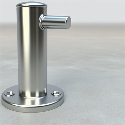 3mm Stainless Steel Manual Bollard Anti-Ramming Surface Mount