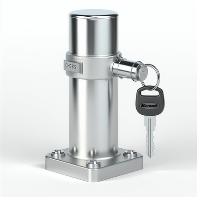 ZASP M102 Manual Bollards Stainless Steel Anti-Ramming Key Lock