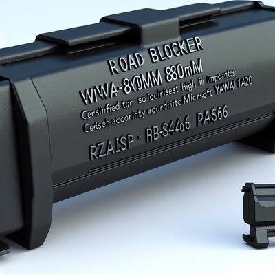 ZASP RB-SM501 Road Blocker 880mm Black IWA14-1 PAS68 Certified