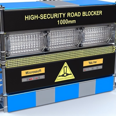 High-Security Road Blocker 1000mm with LED Light and RS485 Interface