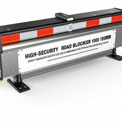 High-Security Road Blocker 1000mm with LED Light and RS485 Interface