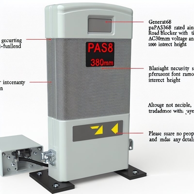 PAS68 Rated Road Blocker AC380V 1000mm Intercept Height