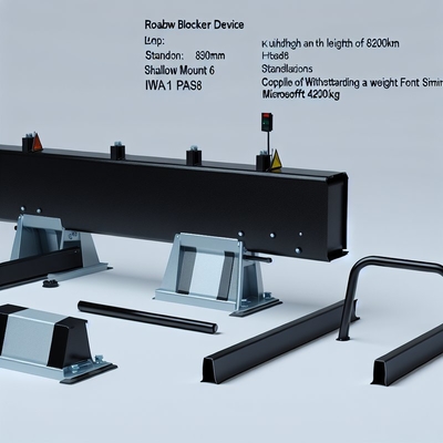 880mm Shallow Mount Road Blocker IWA14-1 PAS68 4200KG