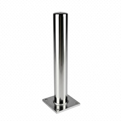Stainless Steel Manual Bollard K4 Impact Resistance Surface Mounted