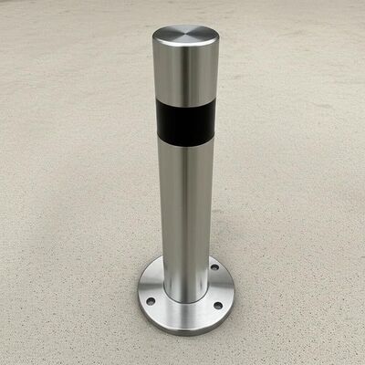 Embedded Manual Bollards Diameter 114mm Thickness 6 to 30mm Offering Effective Security and Traffic Regulation Solutions